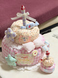 Pink Handmade Fabric Cake