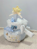 Handmade Sky Blue Fabric Cake