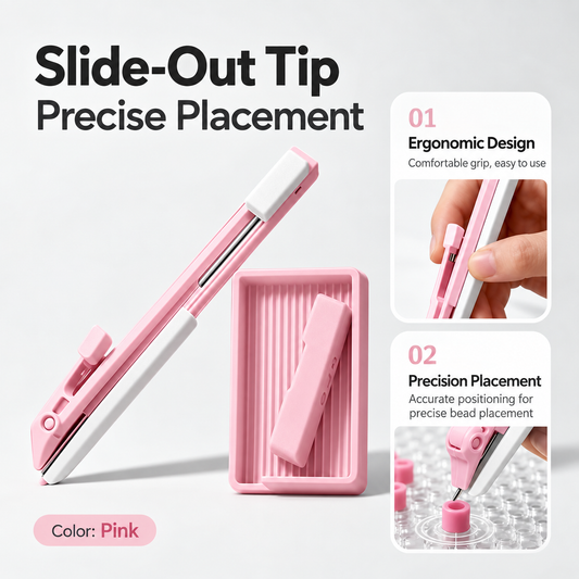 Pink precision fuse bead placement pen